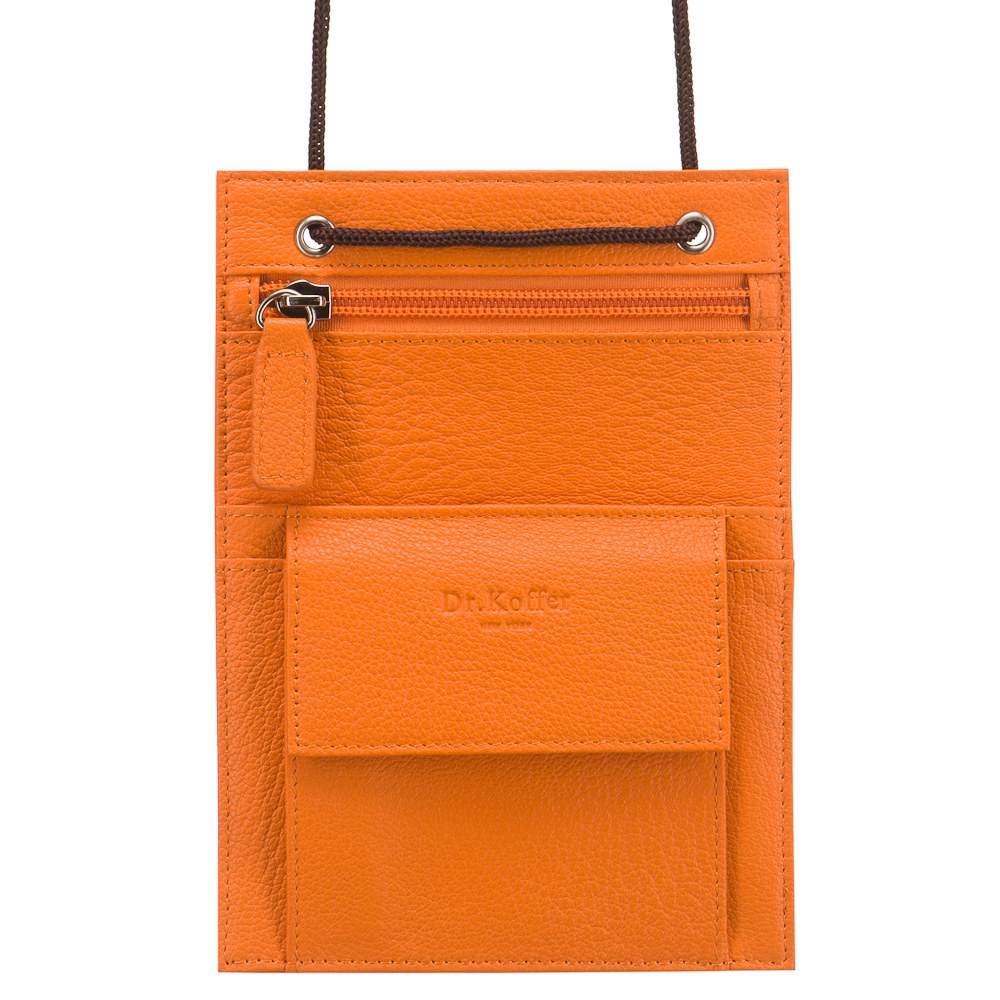 Нагрудный кошелек дорожный Dr.Koffer из натуральной кожи