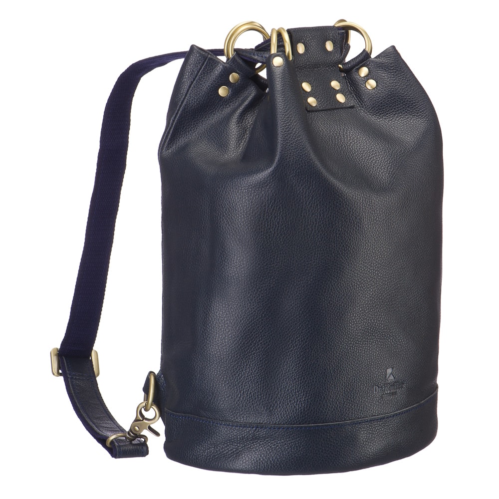 Рюкзак Dr.Koffer из натуральной кожи синий