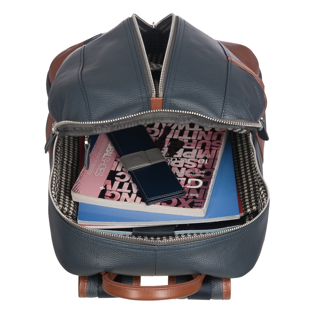 Рюкзак Dr.Koffer из натуральной кожи синий