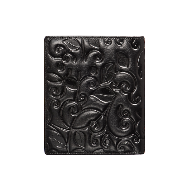 Визитница Dr.Koffer из натуральной кожи черная