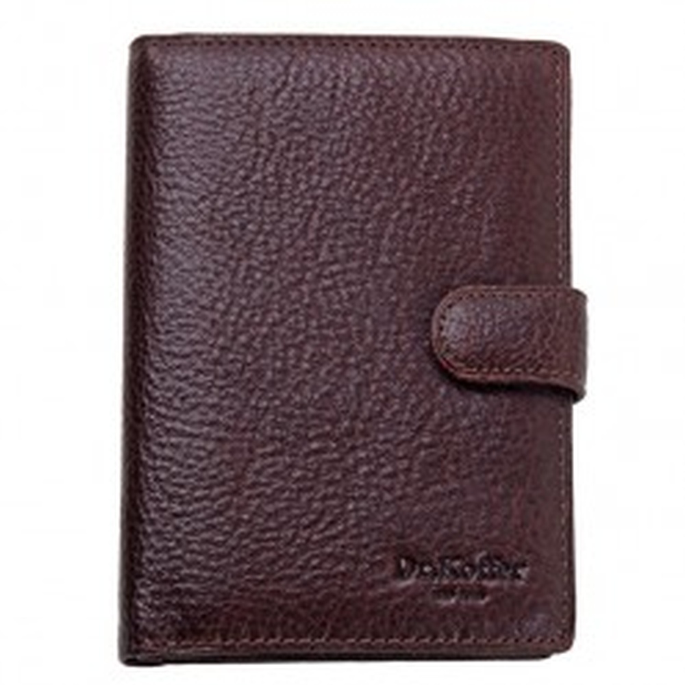 Портмоне Dr.Koffer из натуральной кожи коричневое