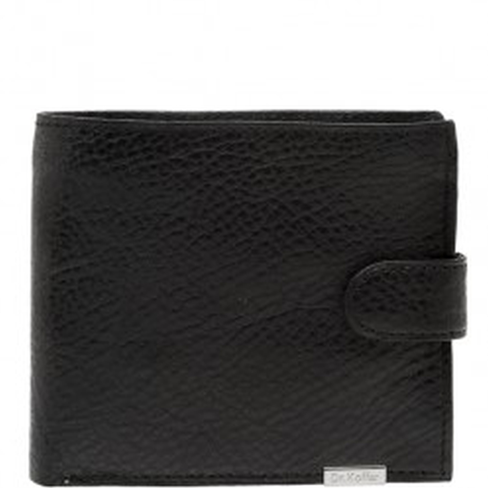 Портмоне Dr.Koffer из натуральной кожи черное