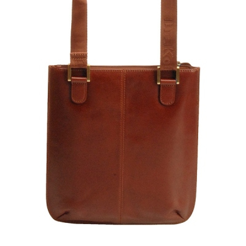 Сумка через плечо Dr.Koffer из натуральной кожи коричневая