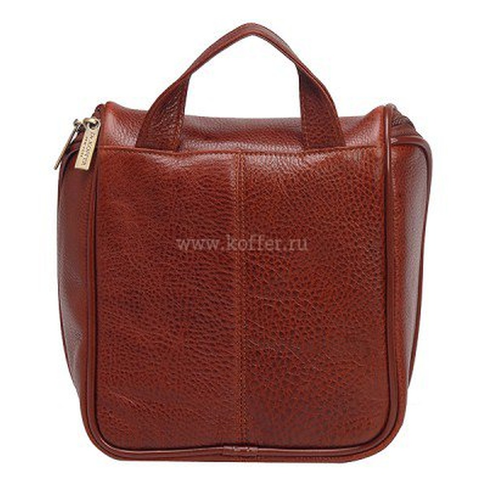 Коричневый несессер с большим количеством отсеков Dr.Koffer B216160-02-05