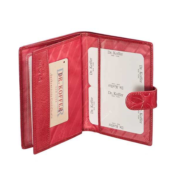 Обложка для паспорта/автодок из натуральной кожи Dr. Koffer
