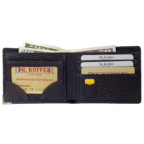 Портмоне Dr.Koffer из натуральной кожи черное