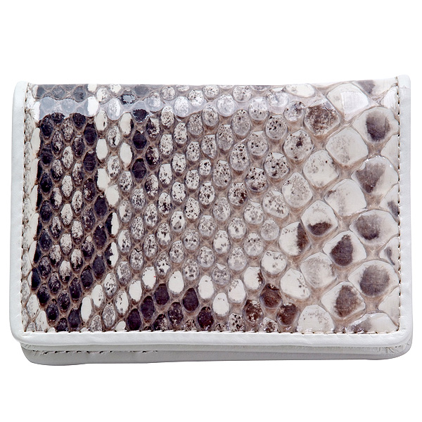 Визитница Dr.Koffer из натуральной кожи белая