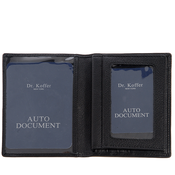 Обложка для автодокументов из натуральной кожи Dr. Koffer