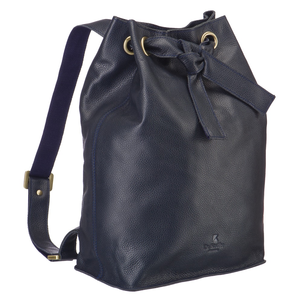 Рюкзак Dr.Koffer из натуральной кожи синий