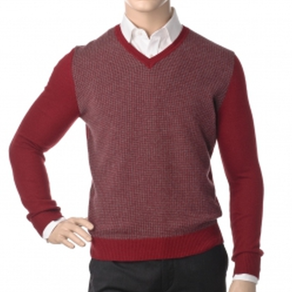 Др.Коффер  41617 бордо пуловер (50 M) Dr.Koffer красного цвета