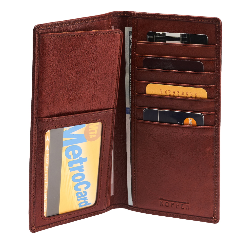 Портмоне Dr.Koffer из натуральной кожи светло-коричневое