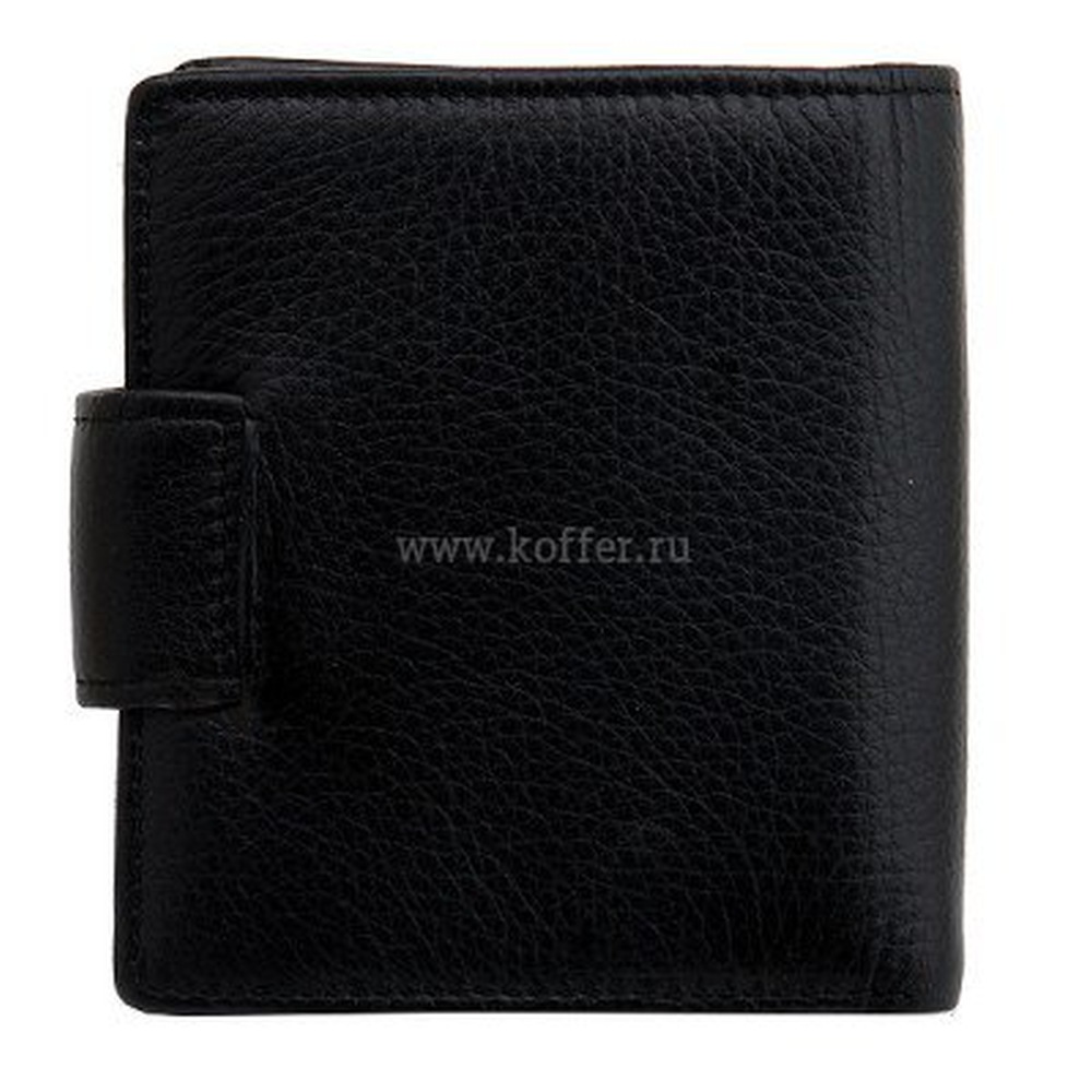 Портмоне Dr.Koffer из натуральной кожи черное