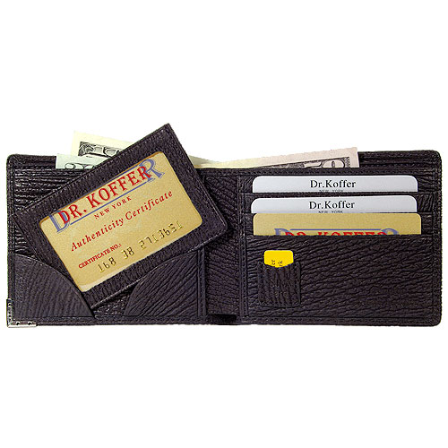 Портмоне Dr.Koffer из натуральной кожи черное