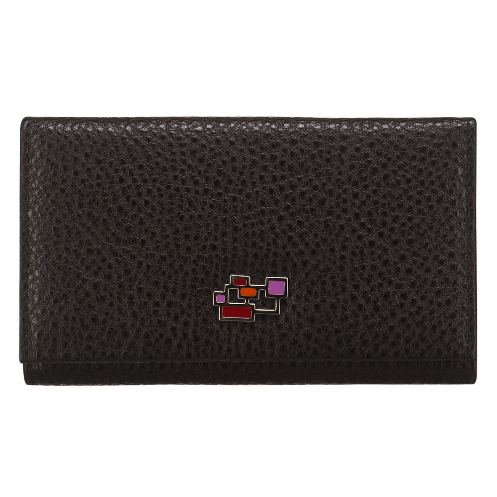 Ключница Dr.Koffer из натуральной кожи черная