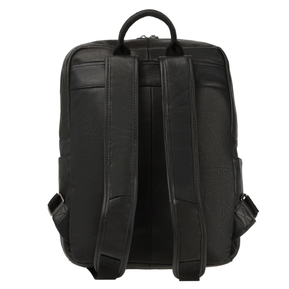Рюкзак Dr.Koffer из натуральной кожи черный