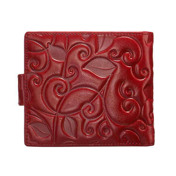 Портмоне Dr.Koffer из натуральной кожи бордовый