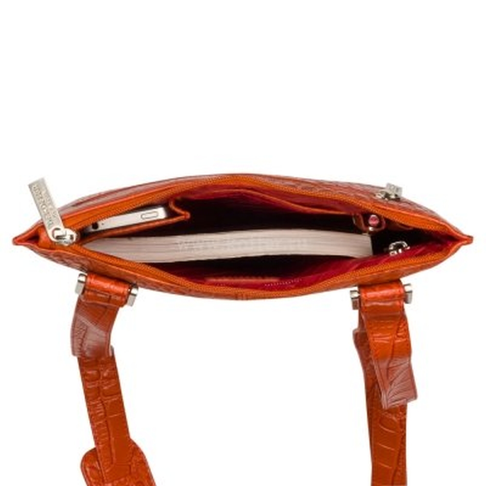 Сумка через плечо Dr.Koffer из натуральной кожи красная