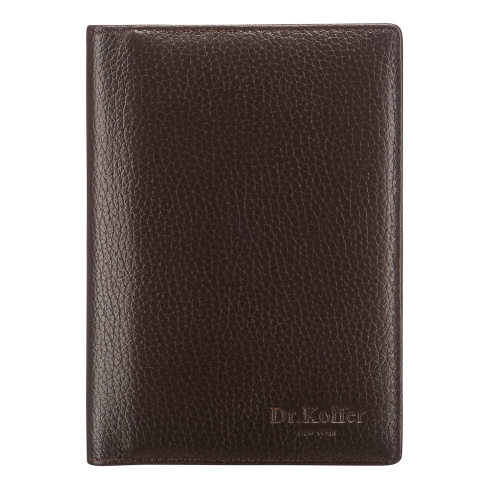 Обложка для паспорта/автодок из натуральной кожи Dr. Koffer