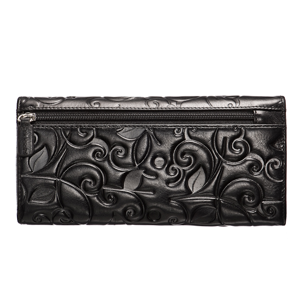 Портмоне Dr.Koffer из натуральной кожи черное