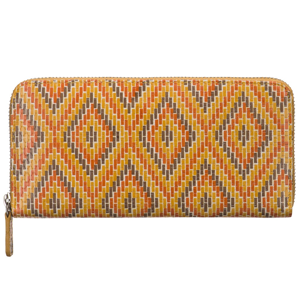 Портмоне Dr.Koffer из натуральной кожи желтое