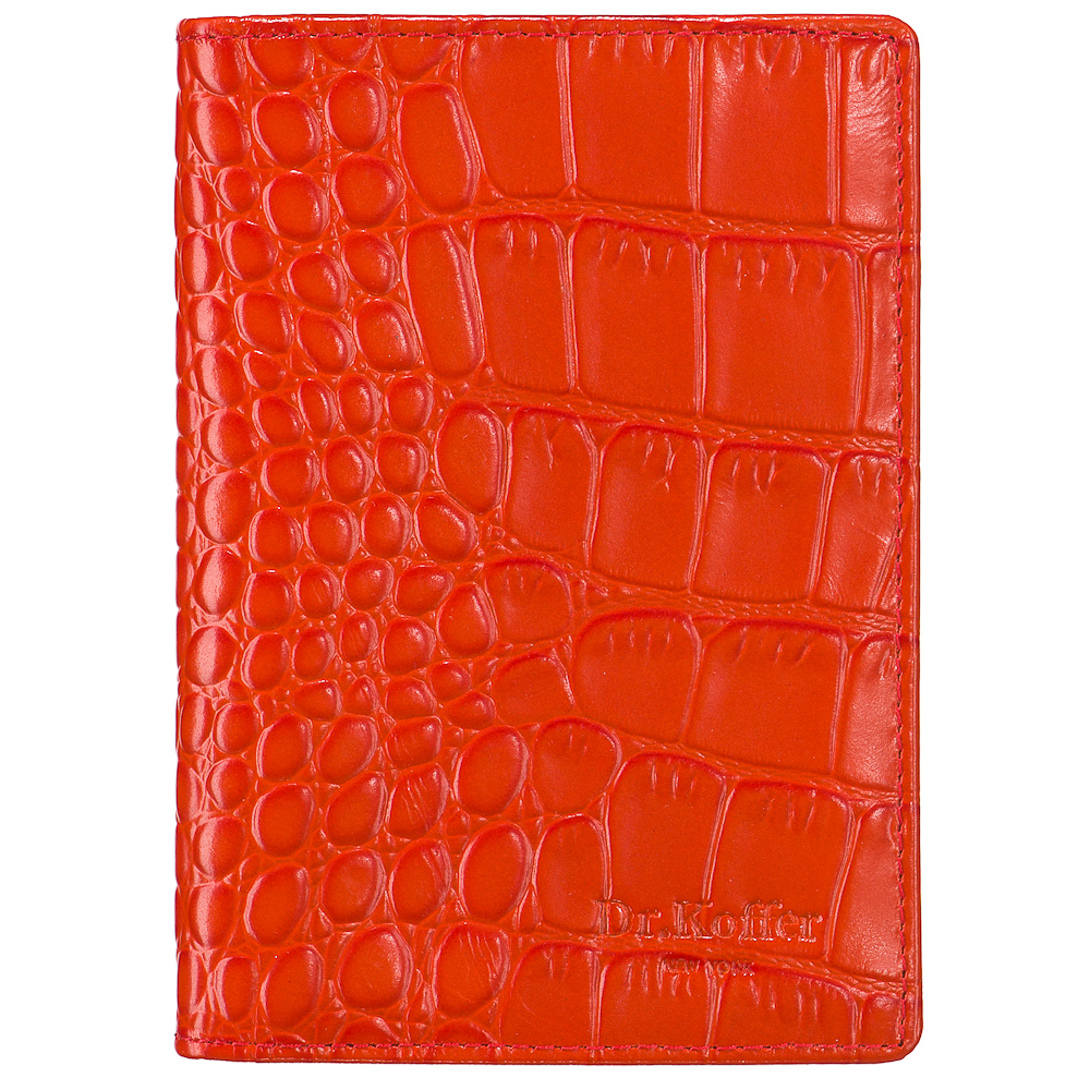 Обложка для паспорта/автодок из натуральной кожи Dr. Koffer