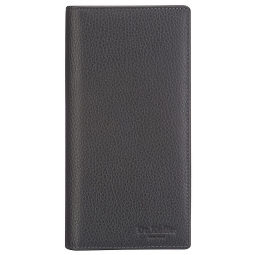 Портмоне Dr.Koffer из натуральной кожи серое