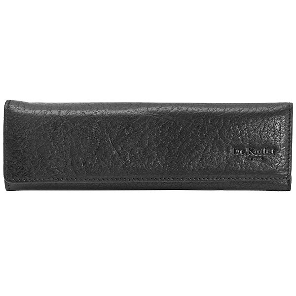 Ключница Dr.Koffer из натуральной кожи черная