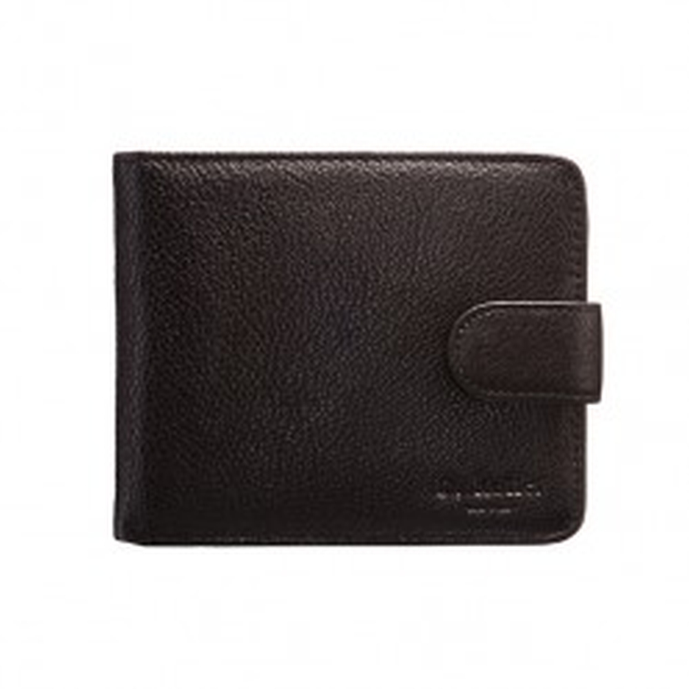 Портмоне Dr.Koffer из натуральной кожи черное