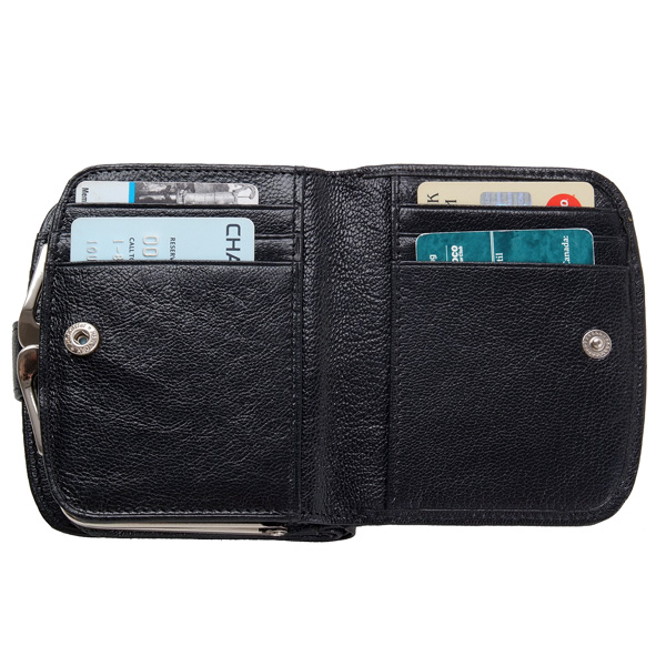 Кошелек Dr.Koffer из натуральной кожи черный