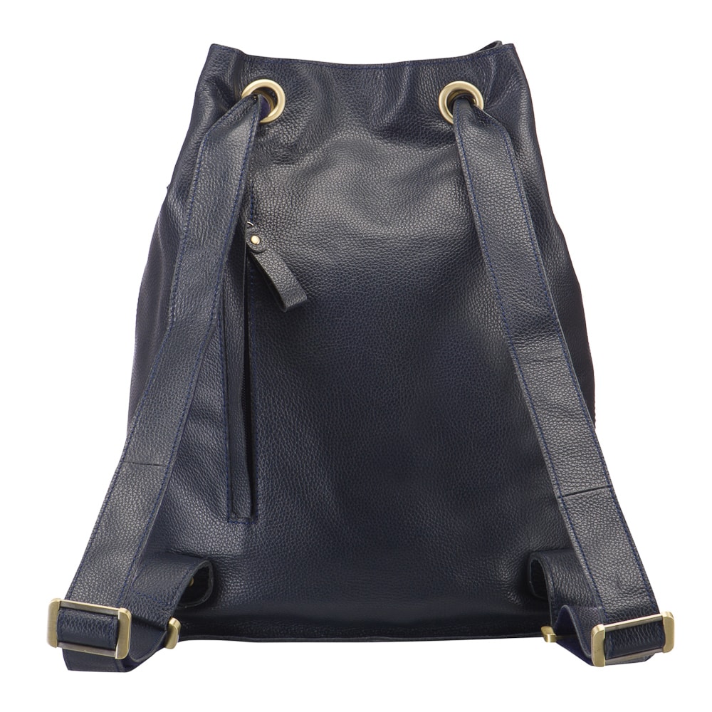 Рюкзак Dr.Koffer из натуральной кожи синий