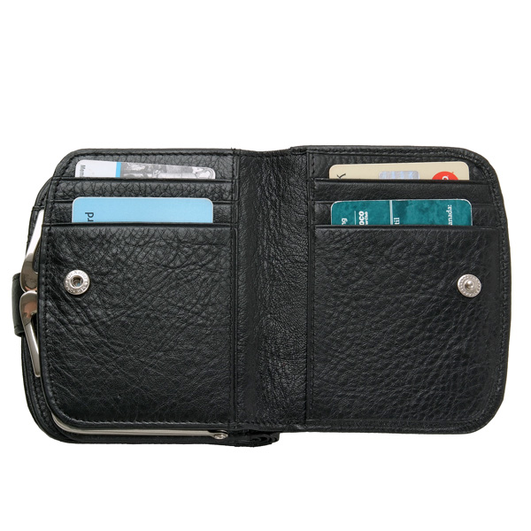 Кошелек Dr.Koffer из натуральной кожи черный