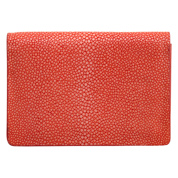 Визитница Dr.Koffer из натуральной кожи красная