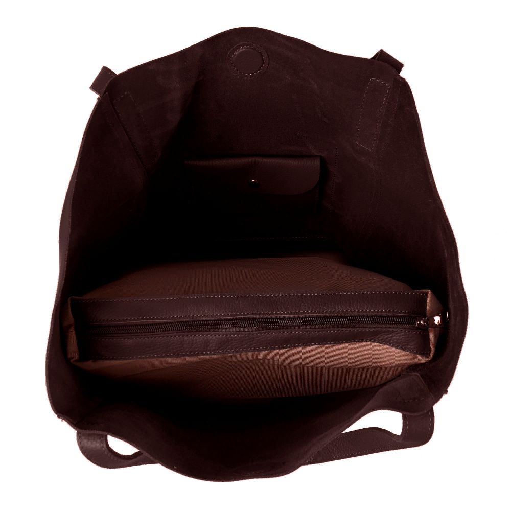 Бордовый шоппер Dr.Koffer 5583S-03