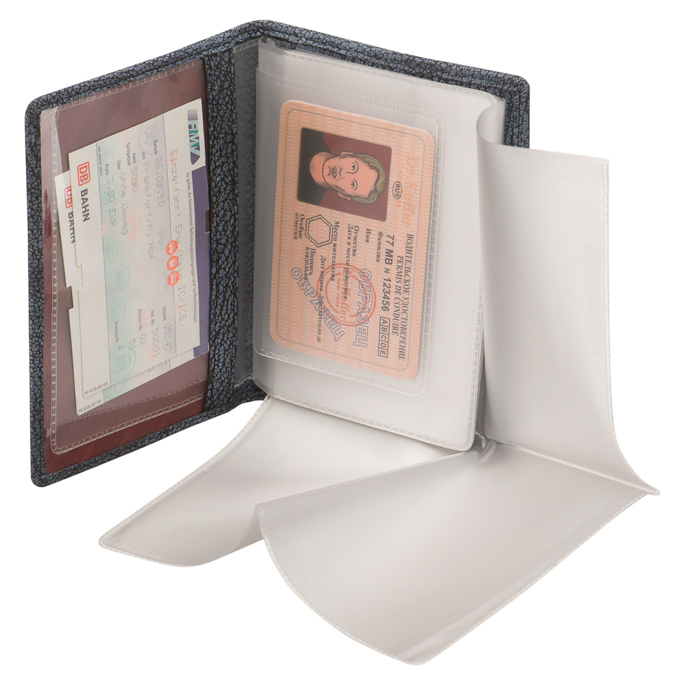 Обложка для автодокументов из натуральной кожи Dr. Koffer