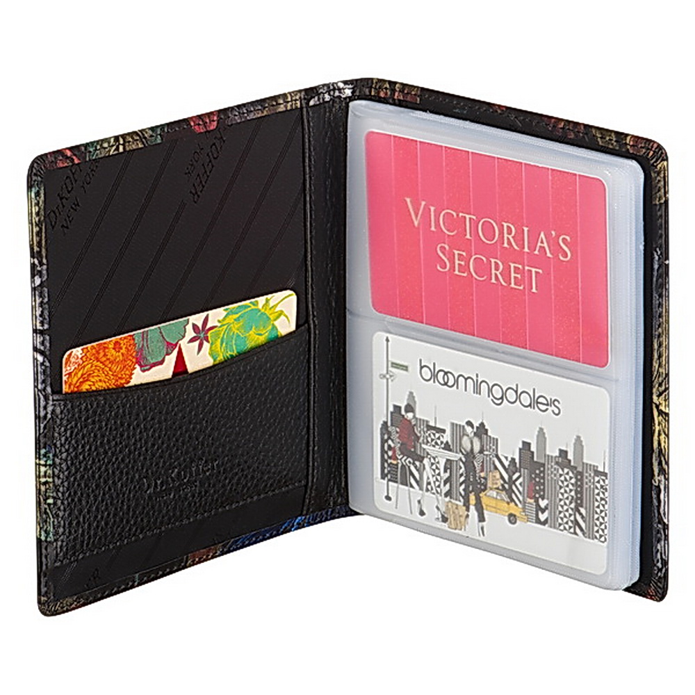 Визитница Dr.Koffer из натуральной кожи черная