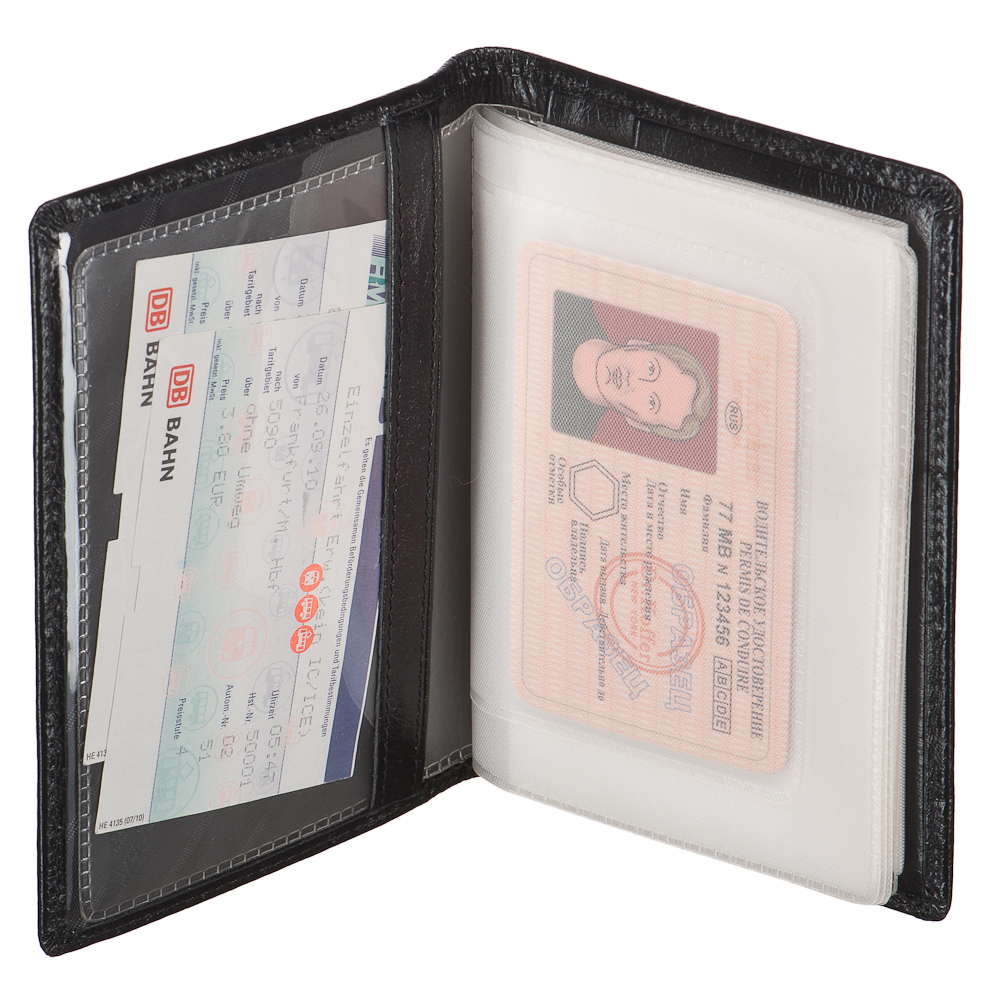 Обложка для автодокументов из натуральной кожи Dr. Koffer