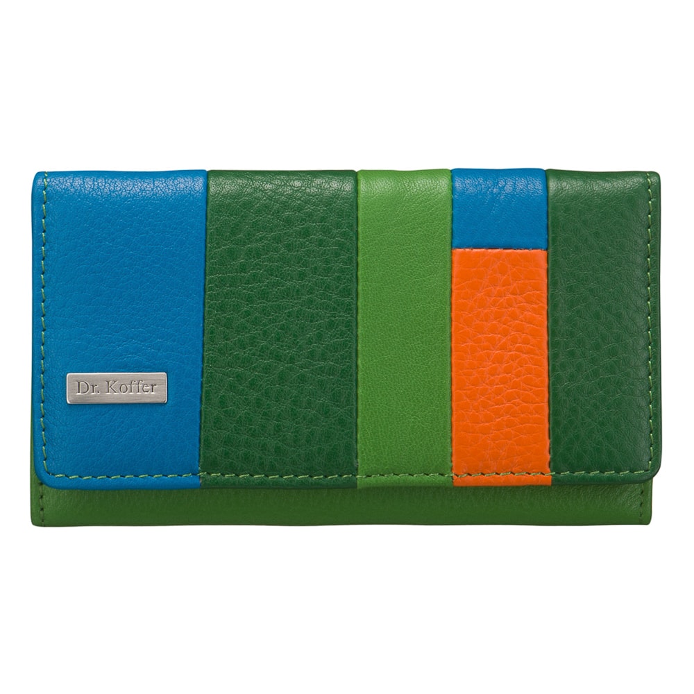 Ключница Dr.Koffer из натуральной кожи зеленая