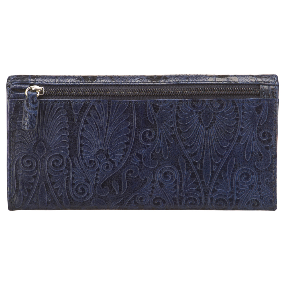 Портмоне Dr.Koffer из натуральной кожи синее