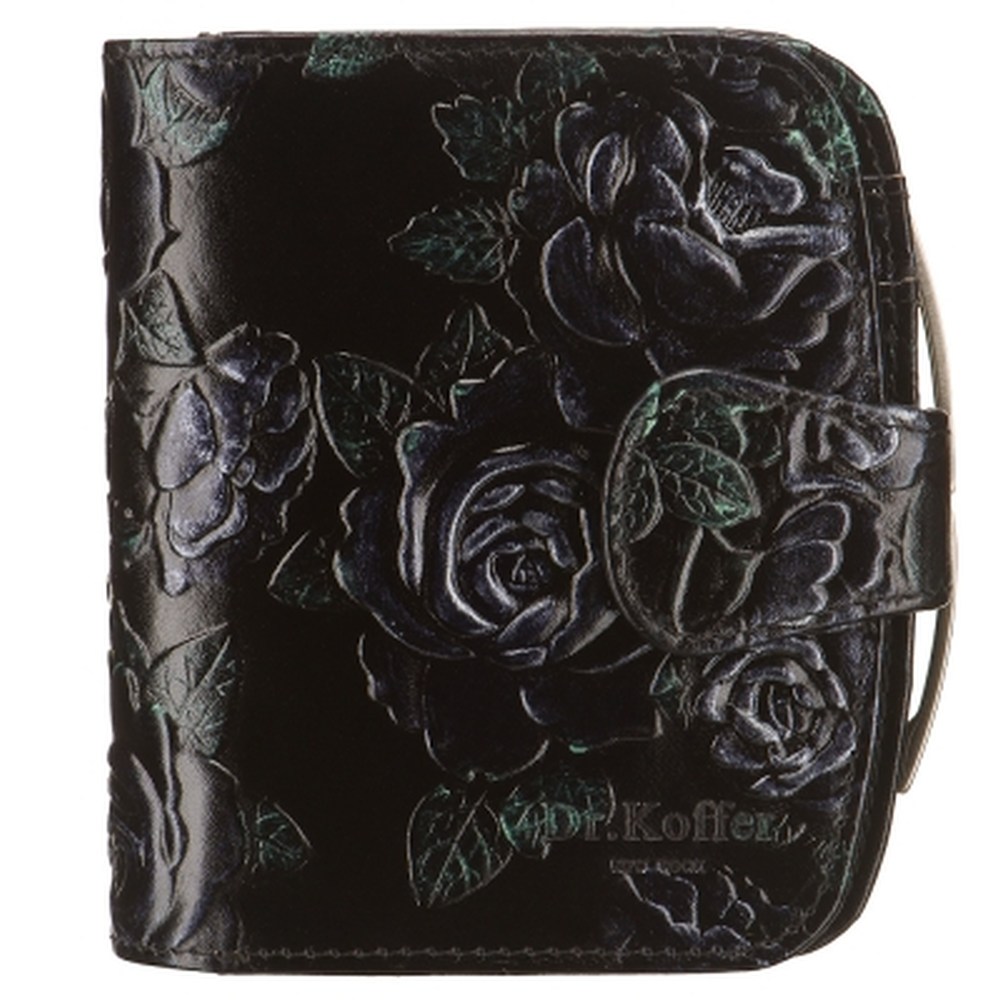 Кошелек Dr.Koffer из натуральной кожи черный