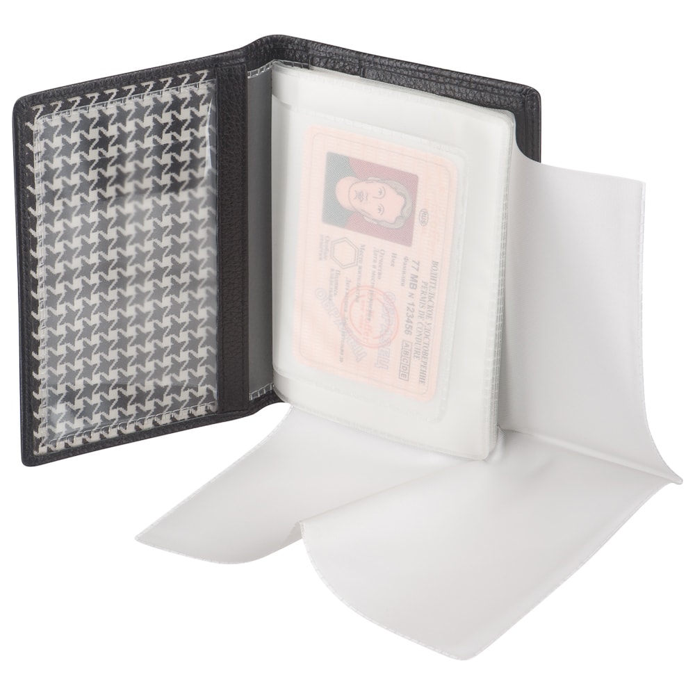 Обложка для паспорта/автодок из натуральной кожи Dr. Koffer