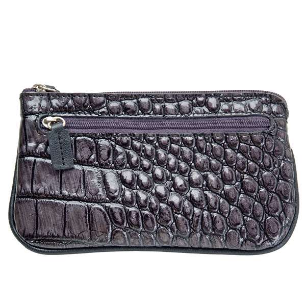 Ключница Dr.Koffer из натуральной кожи серая