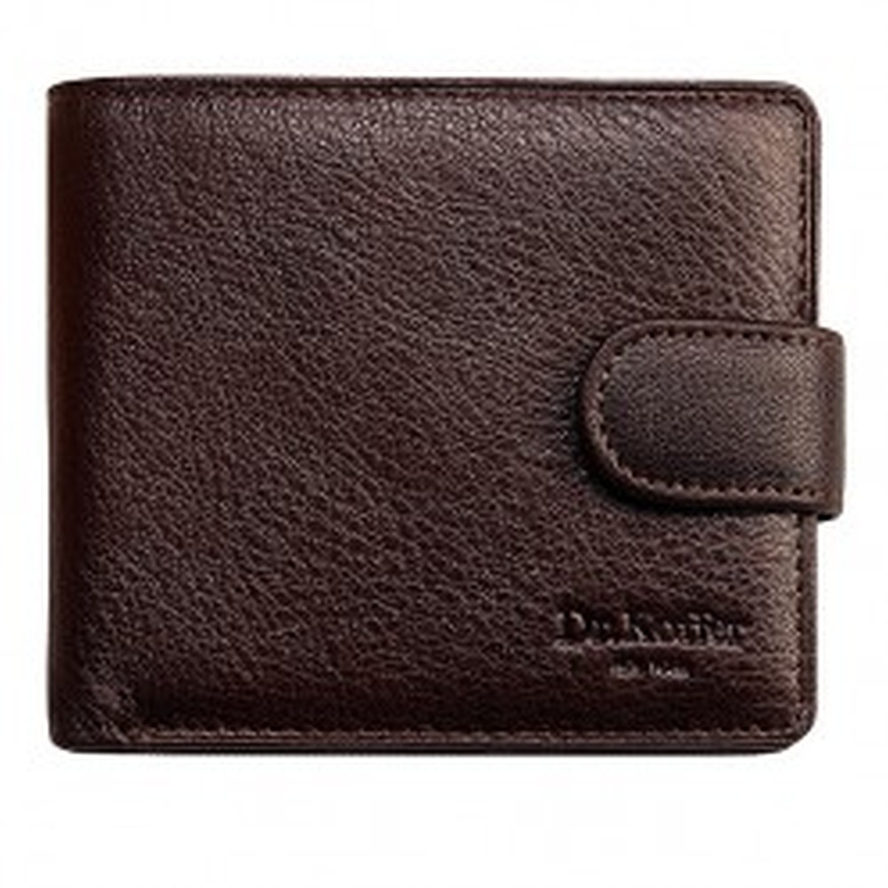 Портмоне Dr.Koffer из натуральной кожи коричневое