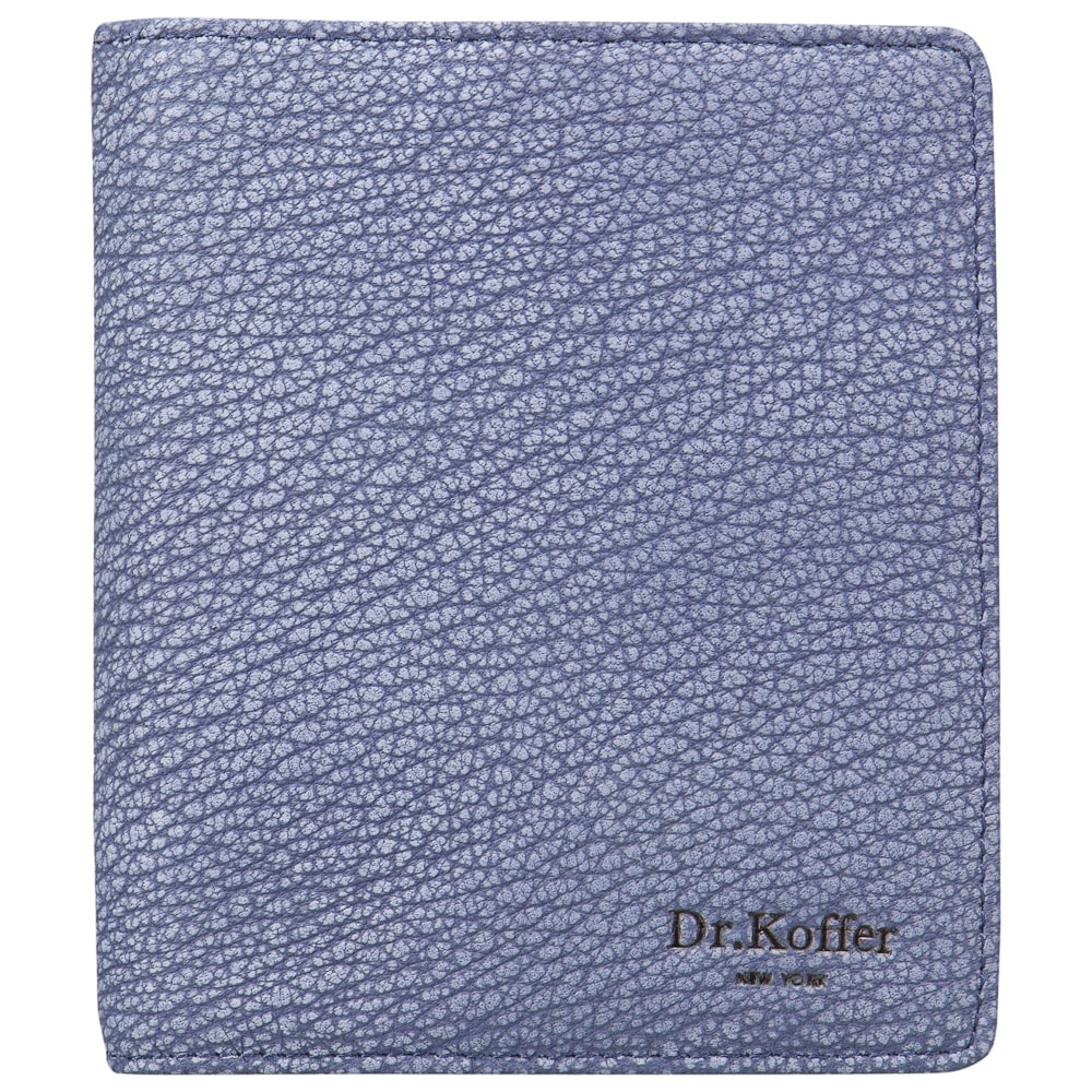 Визитница Dr.Koffer из натуральной кожи синяя