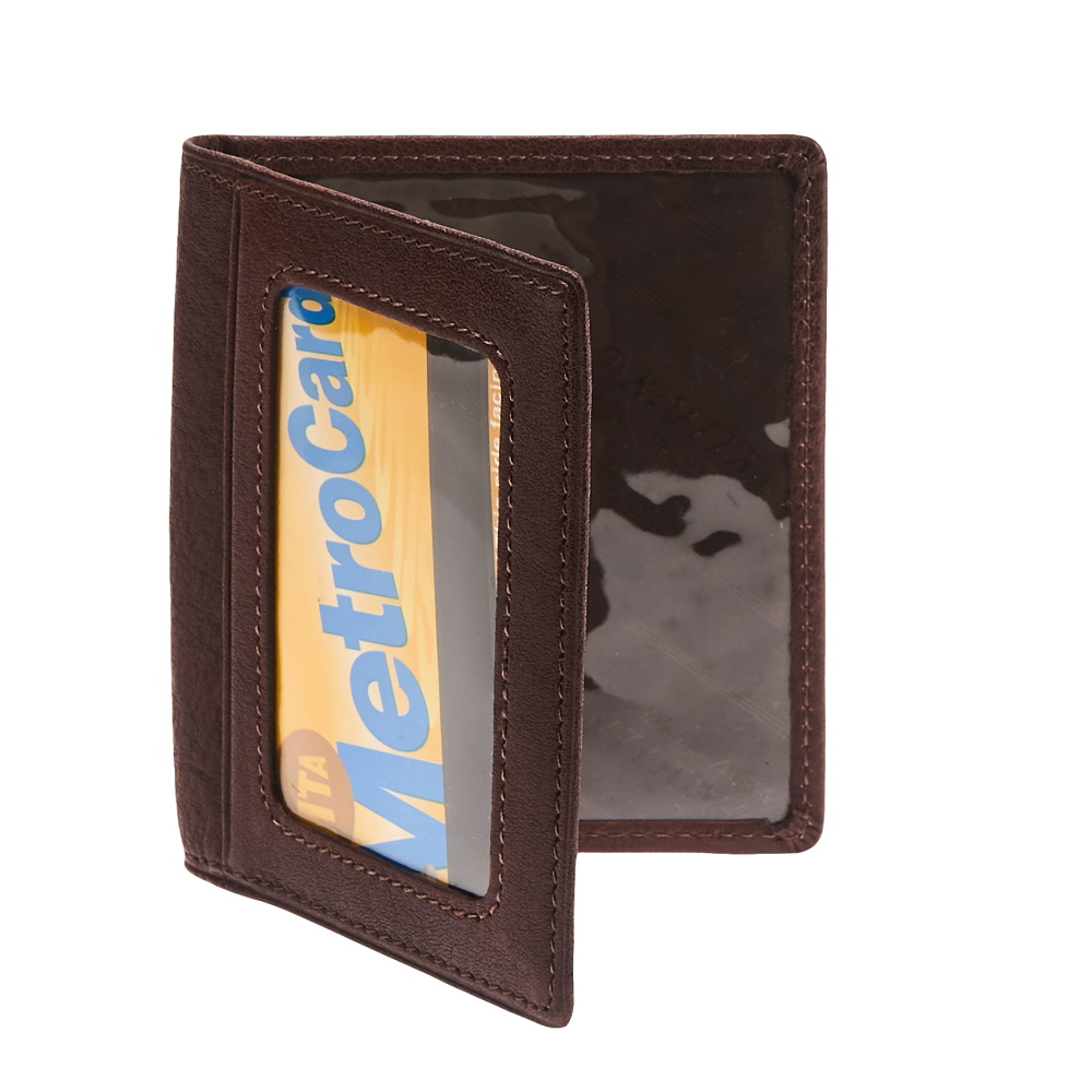 Портмоне Dr.Koffer из натуральной кожи коричневое