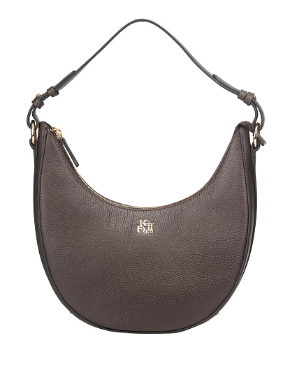 Женская сумка Dr. Koffer из натуральной кожи коричневая