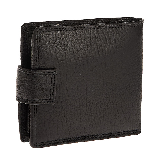 Портмоне Dr.Koffer из натуральной кожи черное