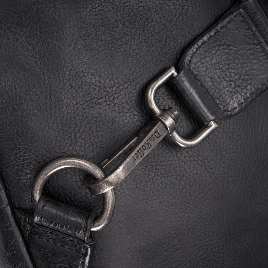 Рюкзак Dr.Koffer из натуральной кожи черный