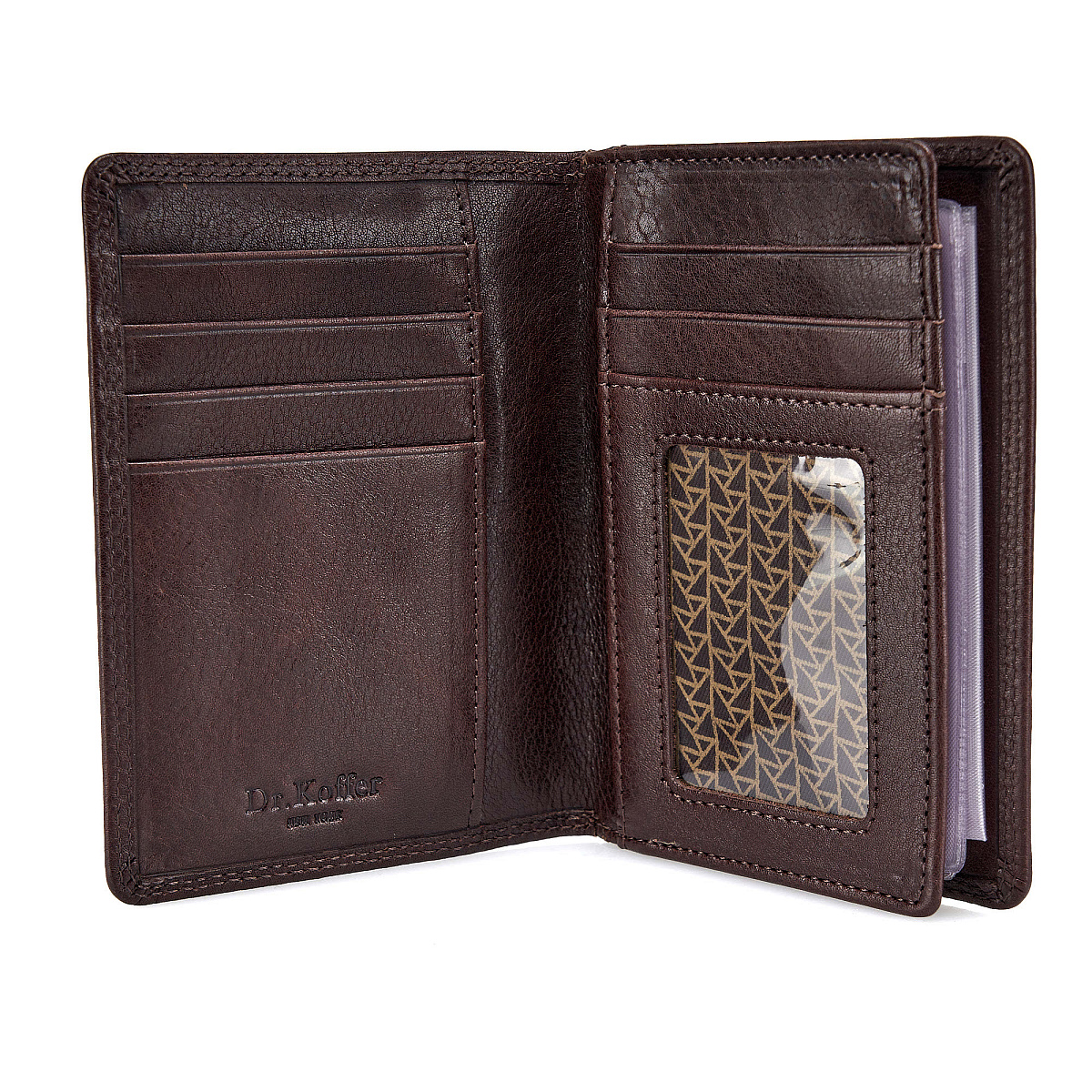 Обложка для паспорта/автодок из натуральной кожи Dr. Koffer