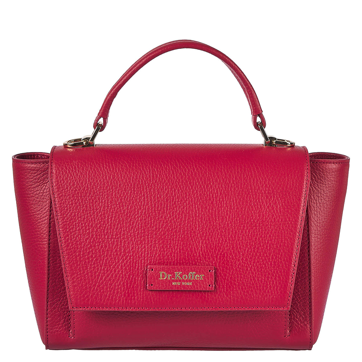Женская сумка  Dr. Koffer из натуральной кожи красная