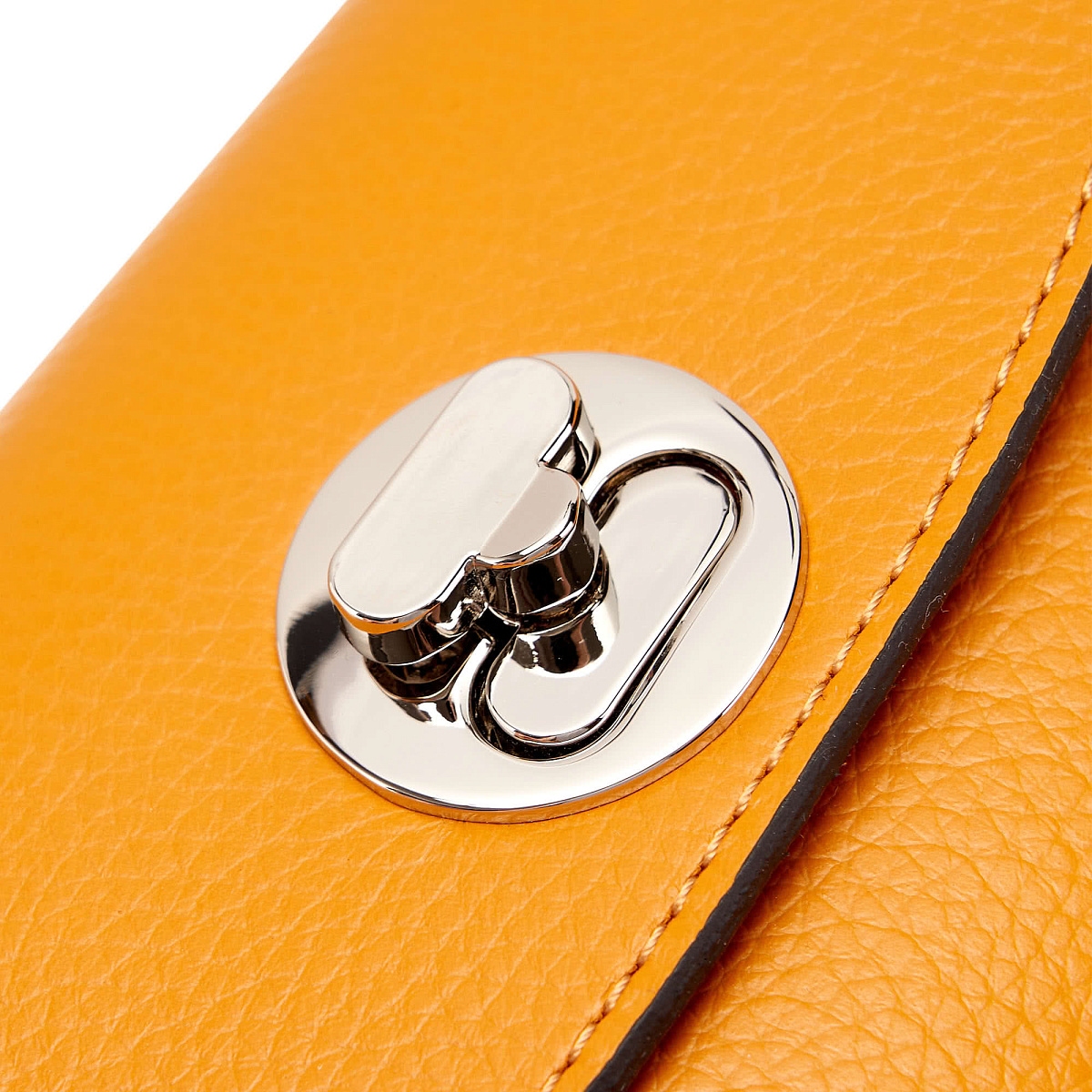 Женская сумка Dr. Koffer из натуральной кожи оранжевая